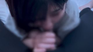 hentaininja_hina - Kinky girl with dick in the back of her throat and squeezing sperm out.-8