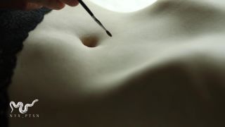 online porn clip 19 hardcore fuck hd videos Up Close Navel Tickle W Tiny Paintbrush, vip clips on muscle-8