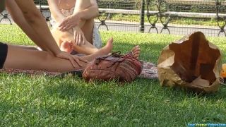 Public park frontal upskirt-7