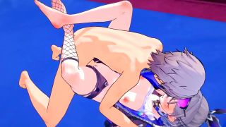 Wet Waifus - Silverwolf is bored of games and wants a Long Dick Smashing her - Honkai Star Rail-3