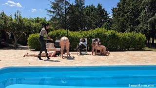 [K2S.CLUB] Mistress Lunatika - Multiple Caning At The Pool Full Clip - HD 720P-6