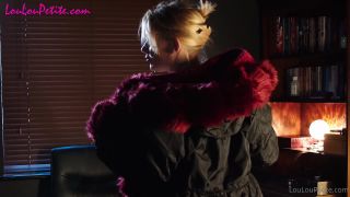 LouLou Petite Louloupetite - fur coat striptease a fan bought me a sexy fur coat from my wishlist so i got naked and 12-06-2021-0