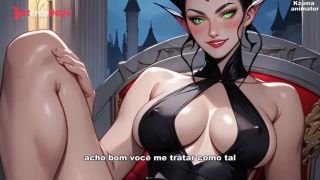 [GetFreeDays.com] Malvola fodendo com seu prisioneiro e guiando sua punheta - Hentai JOI Punheta Guiada Porn Leak October 2022-1