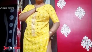 Horny Indian Bhabhi Pallavis Solo Play, Desi MILF Moans and Fingers Her Wet Pussy, Homemade Video-9