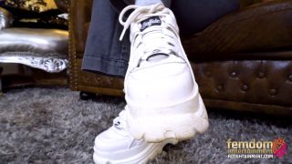 online porn video 32 femdom rope bondage femdom porn | FEMDOMSQUAD - You Re Going To Lick My White Buffalo Sneakers Clean Now Buffalo Sneakers Fetish With Queen Marie M Ller - UltraHD 2160p | shoeslicking-2