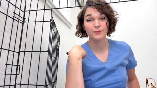 Femdom Puppy Play Trans Natalie Carnot Gets The Boy Ready To Be Neutered (Shemale porn)-7