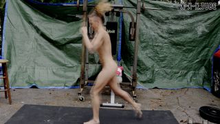  bodyweightexercises  Lora Cross  Lora Cross Savage Naked Public Hiit Sweaty Workout-2