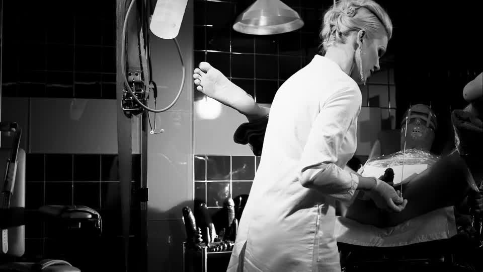 online xxx video 36 nylon feet femdom Baroness Davina Dust – Urethral sounds for the doctor, domination on femdom porn