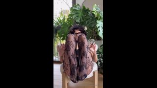 Layla Marlene (laylamarlene) PPV Fishnet Tights At a Lot Of Cream At The End (Pornstar)-0