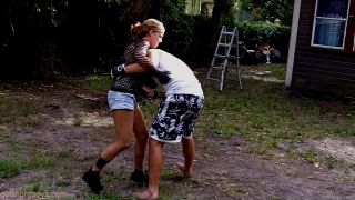 online video 3 lesbian nose fetish Girls Fight Boys - Upgrade vs. YouTube Guy Backyard Afternoon Fight, couple on fetish porn-4