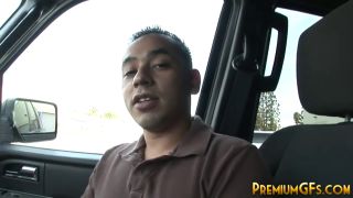 Cumshot Bukkake loving teen whore sucks and fucks-1