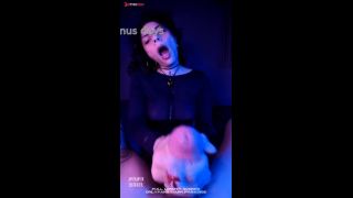 beautiful goth sucking a big cock-7