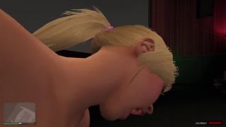 GTAHub - GTA 5 Hentai: My Step-Sister Amanda De Santa Surprise Blowjob and Anal in Movie Theater-7