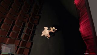 GTAHub - GTA 5 Hentai: My Step-Sister Amanda De Santa Surprise Blowjob and Anal in Movie Theater-9