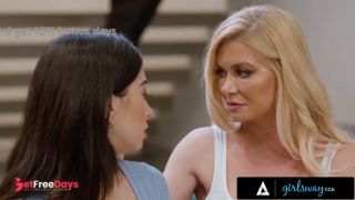 Milf Serene Siren and Stepdaughter Chloe Surreal get Intimate after Coming Out as-1