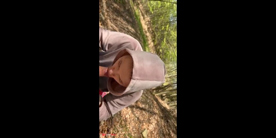 The most beautiful thing is to suck a dick in the forest