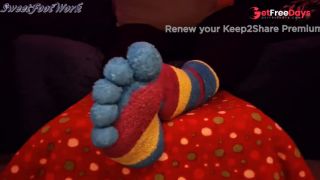 [GetFreeDays.com] Worship and Fuck My Big Feet In My Thick Colorful Fuzzy Winter Toe Socks - Give Me A Big Load Of Cum Adult Video January 2023-1