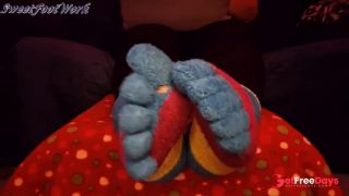 [GetFreeDays.com] Worship and Fuck My Big Feet In My Thick Colorful Fuzzy Winter Toe Socks - Give Me A Big Load Of Cum Adult Video January 2023-4