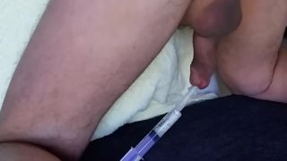free porn clip 47 Unknown Prostate milking with syringe vacuum plug - fetish - bdsm porn femdom love-9