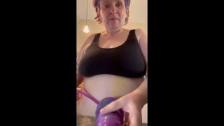 Morgan Destera - TOY TEST - Juliet Toys Glow-in-the-Dark Ovipositor Dildo mature MILF bbw-1