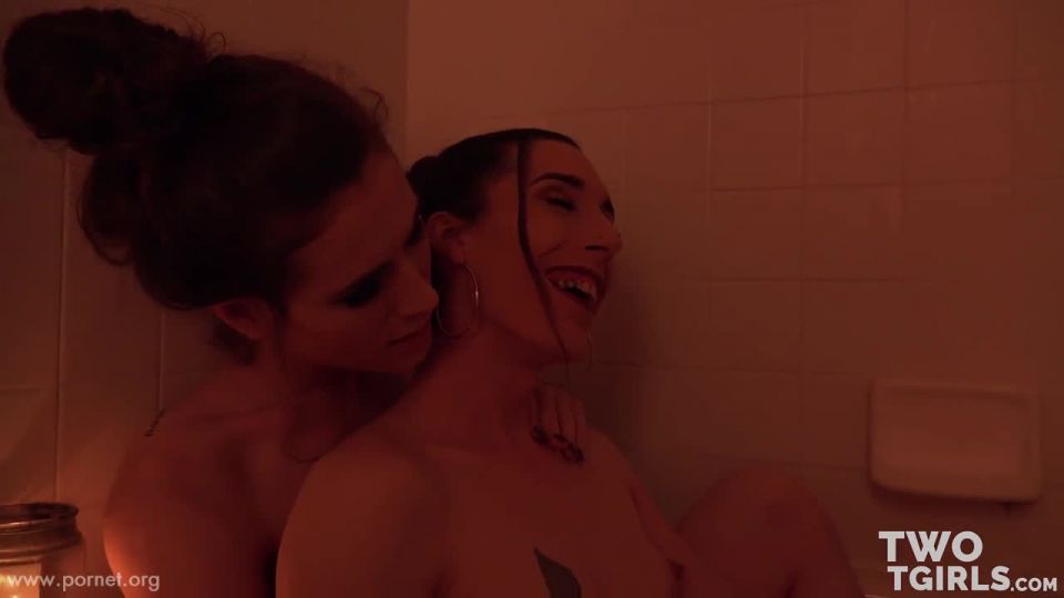 free adult clip 15  shemale porn | Chanel Noire and Melanie Brooks in A Sensual Bath | shemales