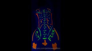 Hardcore porn Petitesweettreatx aka petitesweettreatx - 09-18-2022 OnlyFans Video - Doggy style with a blacklight and UV paint was interesting, thats for sure video Petitesweettreatx-2