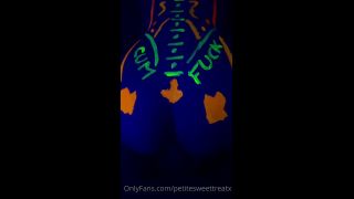 Hardcore porn Petitesweettreatx aka petitesweettreatx - 09-18-2022 OnlyFans Video - Doggy style with a blacklight and UV paint was interesting, thats for sure video Petitesweettreatx-4