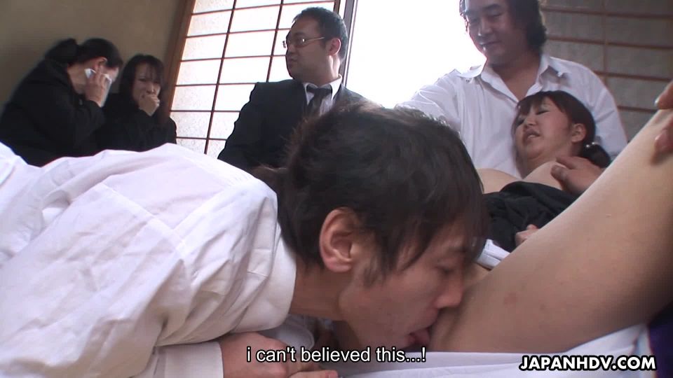 free porn clip 27 Waka Kano gets used up and fucked during a funeral ceremony on asian girl porn tongue fetish