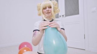 free adult clip 19 SpookyBoogie – Toga Himiko Blows and Pops Ballons | balloons | cosplay horny blowjob-2
