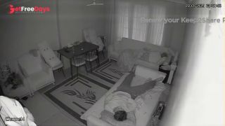 [Sleeping.Porn] Guy chilling on the couch after party at his best friends house-6