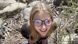 Blowjob Littlepolishangel Littlepolishangel Gobbles Cock And Takes Messy Facial In Outdoor Lake Video-9