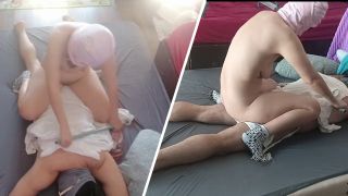 Hermina - Erotic massage with oil, amateur couple Sex in missionary position amateur couple.-5