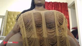 Black Bbw Milking Her Tits And Masturbating-3
