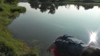 Real Virgin Beautiful girl Assol outside outdoors without panties up short dress. Doggystyle. Ass Pussy teenager-9