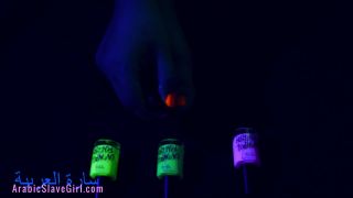 xxx video 17 office femdom Foot Fetish , Black Light Toe Painting with Chill Music SFW, slave on black porn-0