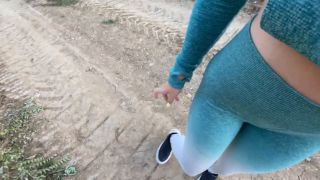 Cant Resist Her Yoga Pant And Pull Over To Fuck Her Outdoor 1080p-9