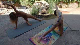  Lora Cross   Stretching Lora Cross Nude Yoga Ciren And Lora-9