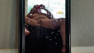 SweetGCream - Drenched my mirror in cum-7