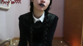 online video 24 Modelhub.com - Maryvincxxx Aka Maria Romanova - Babe Wednesday Addams Gets an Orgasm on Halloween Night, amateur pegging on cumshot -3