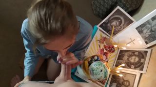 free porn clip 48  Eleo and Mish in 022 Wife came after Church and got a Big Dick Eating Easte Rcake with Cum, teen on teen-8