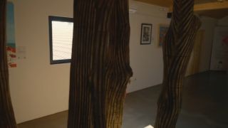 Daring Kiara Restaurant Art Gallery Public Masturbation-4