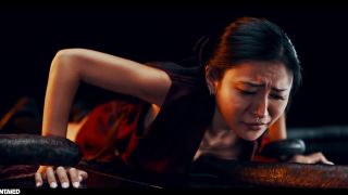 free online video 42 porno big tits dp Rae Lil Black gets double tentacle dildos Domination, closeup on big tits porn-1