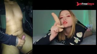JOI GAME REACTION Guiding the cuckolds handjob  JOI CEI in Portuguese-4