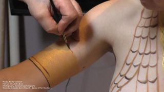 online clip 48 Bodypaint Nikita Sekhmet on webcam -2