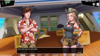 Blonde Stranded On An Island With Models - Paradise Lust Part 1-3