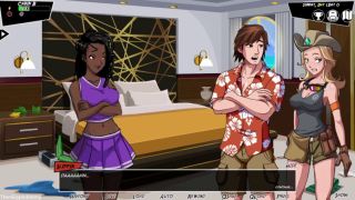 Blonde Stranded On An Island With Models - Paradise Lust Part 1-7