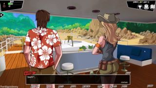 Blonde Stranded On An Island With Models - Paradise Lust Part 1-8