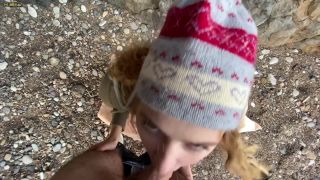 video 22 femdom otk Ivi-Rein - Public - Trotz Gaensehaut - Sex am Strand , fetish on fetish porn-5