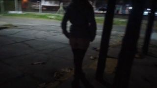 Woman Flashing Naked In The City Couple Sex In Public On The Street Cau-0