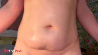 Oil my big Belly,belly button fetish,impregnating fantasy-0